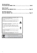 Preview for 2 page of Camille Bauer SINEAX C 402-1 Operating Instructions Manual