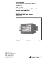 Preview for 1 page of Camille Bauer SINEAX G 537 Operating Instructions Manual