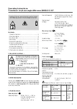 Preview for 9 page of Camille Bauer SINEAX G 537 Operating Instructions Manual