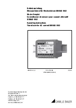 Предварительный просмотр 1 страницы Camille Bauer SINEAX I 552 Operating Instructions Manual