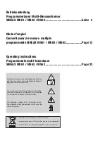 Preview for 2 page of Camille Bauer SINEAX M561 Operating Instructions Manual