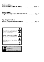 Preview for 2 page of Camille Bauer SINEAX TV 808-12 Operating Instructions Manual