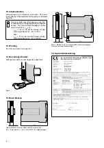 Preview for 8 page of Camille Bauer SINEAX TV 808-12 Operating Instructions Manual