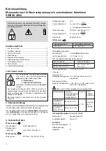 Preview for 2 page of Camille Bauer SINEAX U 554 Operating Instructions Manual