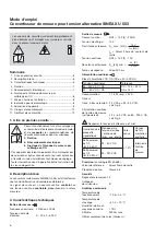 Предварительный просмотр 6 страницы Camille Bauer SINEAX U553 Operating Instructions Manual