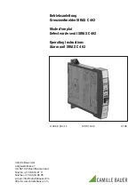 Camille Bauer SIRAX C 402 Operating Instructions Manual предпросмотр