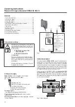 Preview for 12 page of Camille Bauer SIRAX SI 815-6 Operating Instructions Manual