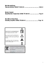 Preview for 3 page of Camille Bauer SIRAX TV 808-61 Operating Instructions Manual