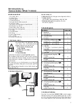 Preview for 3 page of Camille Bauer SIRAX TV 808-62 Operating Instructions Manual