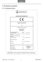 Preview for 9 page of Caminetti Montegrappa MB MEGAFIRE N User Manual