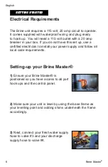 Preview for 6 page of CAMION BRINE MASTER 1600 Owner'S Manual