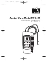 Camlab CW6120 Instruction Manual preview