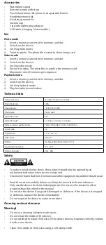 Предварительный просмотр 2 страницы Camlink CL-AC20 User Manual