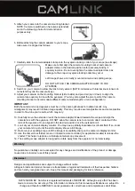 Предварительный просмотр 4 страницы Camlink CL-DSA2 User Manual