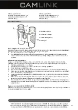 Preview for 10 page of Camlink CL-LANGHAM102 User Manual