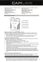 Предварительный просмотр 12 страницы Camlink CL-OAKHAM1042 User Manual