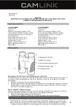 Preview for 28 page of Camlink CL-OAKHAM842 User Manual