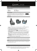 Preview for 12 page of Camlink CL-STUDIO20 User Manual