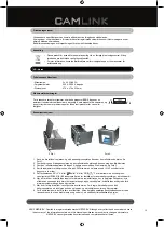 Preview for 13 page of Camlink CL-STUDIO20 User Manual