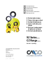 Camlok 92 Series Operating Instructions Manual preview