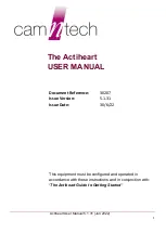 CamNtech The Actiheart User Manual предпросмотр