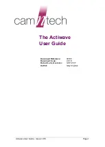 CamNtech The Actiwave User Manual preview