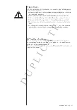 Preview for 3 page of Camoga C 520 Instruction Manual