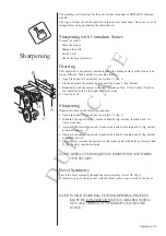 Предварительный просмотр 22 страницы Camoga C 520 Instruction Manual