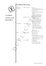 Предварительный просмотр 33 страницы Camoga C 520 Instruction Manual