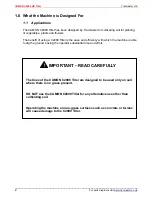 Preview for 4 page of Camon C2000 Operating Instructions Manual