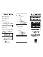 Camon C6 Operating Instructions & Safety Notes preview
