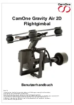 Предварительный просмотр 1 страницы CamOne Gravity Air 2D Manual