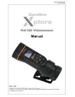 CamOne Xplore Manual preview