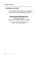 Preview for 50 page of Camoplast T4S User Manual