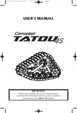 Camoplast TATOU 4S Manual preview