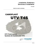 Preview for 1 page of Camoplast Tatou UTV T4S Installation Manuallines