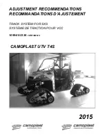 Preview for 1 page of Camoplast Tatou UTV T4S Manual