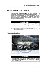 Preview for 9 page of Camoplast Tatou UTV T4S User Manual