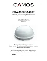 Camos CSA-1300P Instruction Manual preview