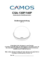 Предварительный просмотр 1 страницы Camos CSA-130P Instruction Manual