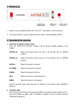 Предварительный просмотр 4 страницы Camos CSA-450 Multi Instruction Manual