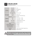 Предварительный просмотр 13 страницы Camos CWM-500 Instruction Manual