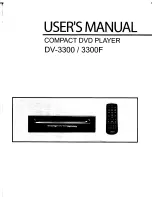 Preview for 1 page of Camos DV-3300 User Manual