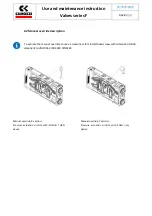 Предварительный просмотр 29 страницы Camozzi F Series Use And Maintenance Instruction