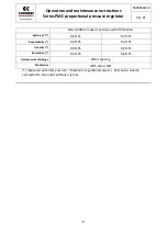 Preview for 8 page of Camozzi PME Series Operation And Maintenance Instruction