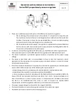 Предварительный просмотр 17 страницы Camozzi PME Series Operation And Maintenance Instruction