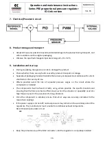 Preview for 16 page of Camozzi PRE Series Additional Installation, Operation And Maintenance Instructions