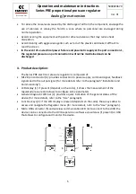 Preview for 5 page of Camozzi PRE Series Operation And Maintenance Instructions