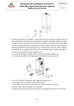 Preview for 16 page of Camozzi PRE Series Operation And Maintenance Instructions