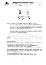 Preview for 17 page of Camozzi PRE Series Operation And Maintenance Instructions